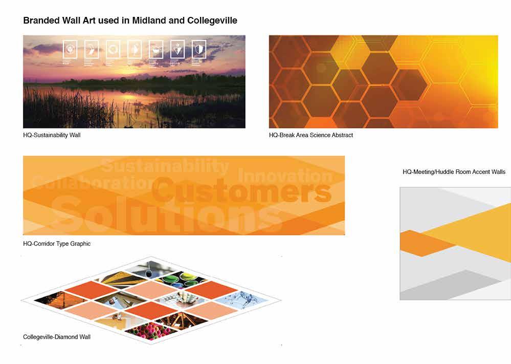 Branded Graphics Wall Art Libraries The wall art shown on the