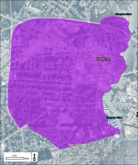 76 Urban Development Areas Hampton City UDA Needs Profile: Downtown Hampton City designated seven UDAs within its jurisdiction.
