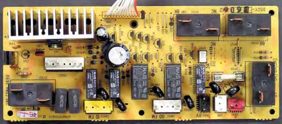 If a component on the board (except for the fuse) malfunctions, the board must be replaced as a complete assembly. Check for 12 VAC on the power supply board at CN103 between pin 1 and pin 2.