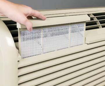 Upfront filters For ease of cleaning, all Zoneline units have interchangeable, removable upfront filters made of long-lasting nylon mesh, thus assuring high