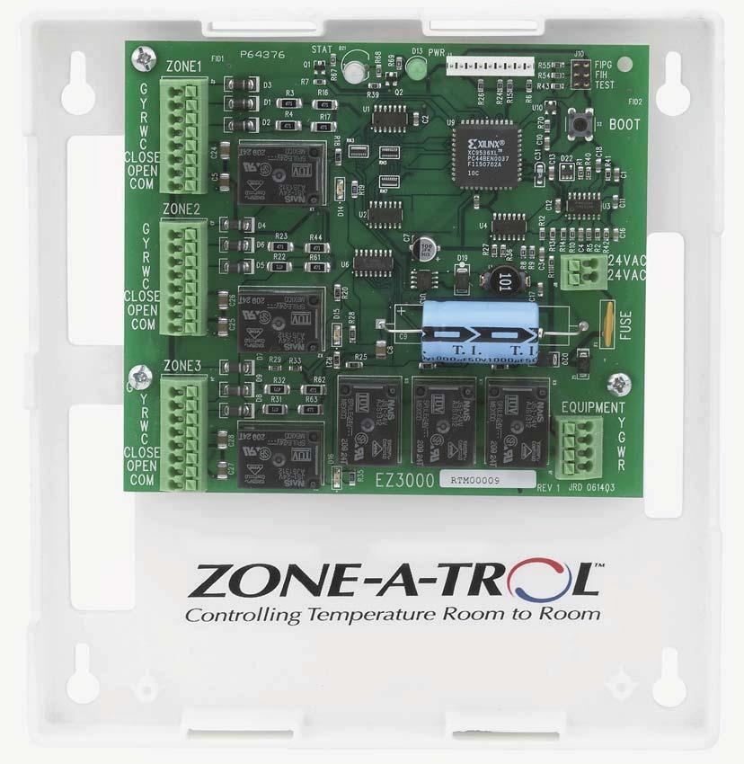 CMM-3 CMM-3K ZONE PANEL System Indicator Power Indicator LED Fan Operation and Test Jumpers