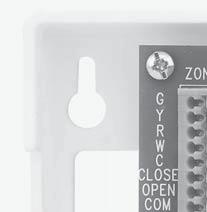 Re-Settable Fuse HVAC Equipment Connections Zone Calling Indicators Mounting Keyholes Two at