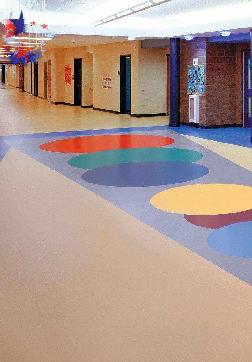 Information and guiding with a system: functional signs and symbols With informative pictographs, signs and indications in the form of inlays, your floorcovering receives valuable additional meaning