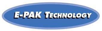 LEADER IN TECHNOLOGY About E-Pak E-Pak Technology Inc. produces a line of high quality evaporative cooled package chillers and chilled water plants.