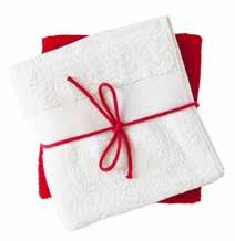 CH07 8 TOWEL SET CLASSIC Set of kitchen towel with pleasant Christmas motive and a hand towel.