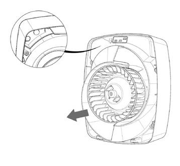 INSTALLATION INSTRUCTIONS 1. Loosen the two plastic screws and remove front cover. (Fig 1.) Fig.1 2. Carefully withdraw central cartridge from the carcass. Disconnect green male/female connector.