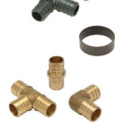 to tough job-site conditions Zurn PEX XL low lead and dezincification resistant brass fittings 1 to 2 are