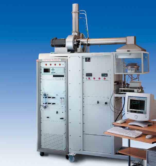 Cone Calorimeter (ISO 5660 ASTM E 1354) The most comprehensive bench scale fire test The Cone Calorimeter is the most significant bench scale instrument in the field of fire testing because it