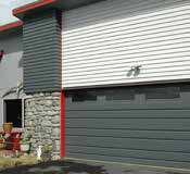 You can also customise your garage door by adding window panels.