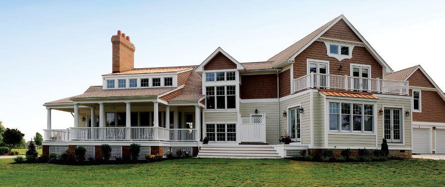 [REGIONAL DESIGN] PHOTO: BOB NAROD Coastal design can take many forms from New England cottages to rambling shinglestyle homes, but all coastal homes have windows, porches, and decks that capture