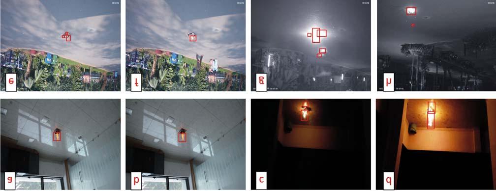 151 and No.191, take out from Indoor fire video at night. In the fire is visible to observe in all taken frames. The target tracking and recognition method successfully track the fire.