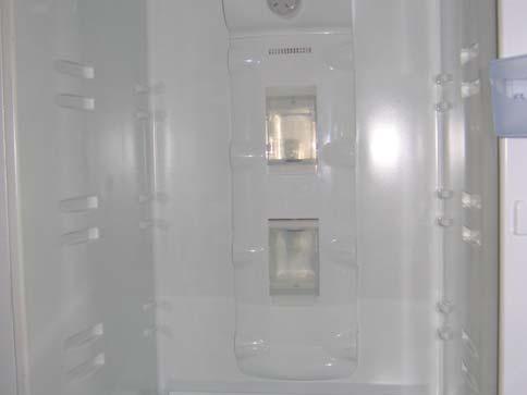 FRIDGE LAMP OPERATION: The refrigerator lamp is located inside the multiflow unit. The Fridge-Freezer appliance has one lamp while the Double Door appliance has two lamps.