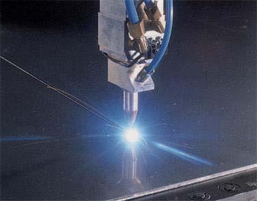 Laser usage Rapid heating of