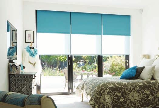 Without fascia The smartly designed fascia even accommodates two different fabric types to be concealed within it,