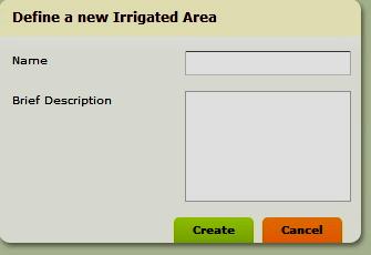 The Landscape Irrigation Calculator does both drip and sprinkler irrigation systems. To start click on the new area tab and the screen shown in Figure 1 will be provided.