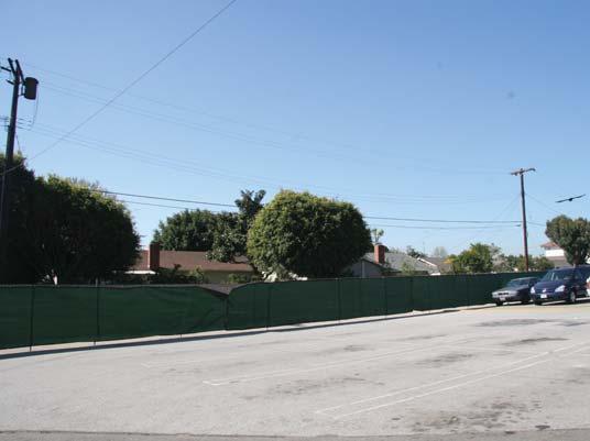 View 8: View looking southwest across Lincoln Boulevard towards the Playa del Oro mixed-use development.