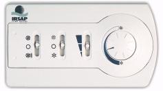 When the second switch is in 0 position, the ventilation mode can be activated by setting the first switch to symbol.