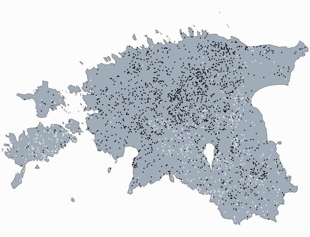 tõurajoonide kaardi järgi on Lääne-Eestis kas maakarja tõurajoonid või siis segarajoonid. 1976. aastaks on aga saartel ja Lääne-Eestis selges ülekaalus eesti punane veistõug.