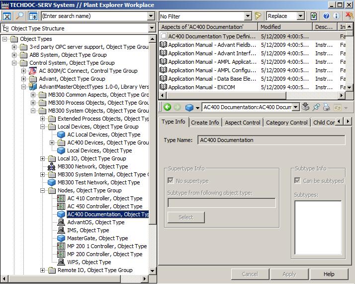 Controller Documentation Section 2 Configuration The complete collection of AC 400 Series manuals can be found on the AC 400 Documentation object in the Object type structure.