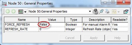 Controller behavior to consider Section 4 Alarm and Event Figure 29. General Properties The property will automatically be reset when refresh is completed.