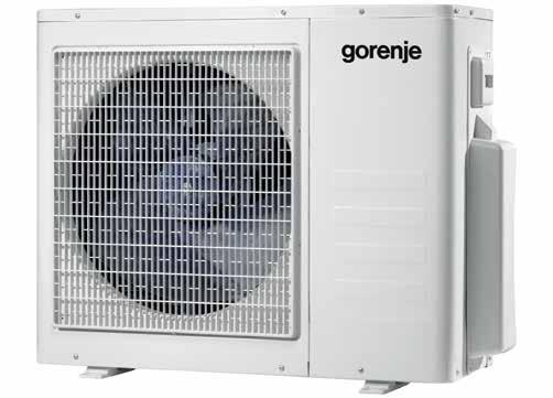 OUTDOOR UNITS Gorenje multi-inverter air conditioners deliver high-performance technology that provides power efficiency and optimum appliance operation.