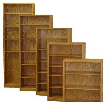 ITEM NAME DEPTH 1101-B218 CONTEMPORARY 2 TALL X 18 BOOKCASE 12 DEEP AVAILABLE IN MANY