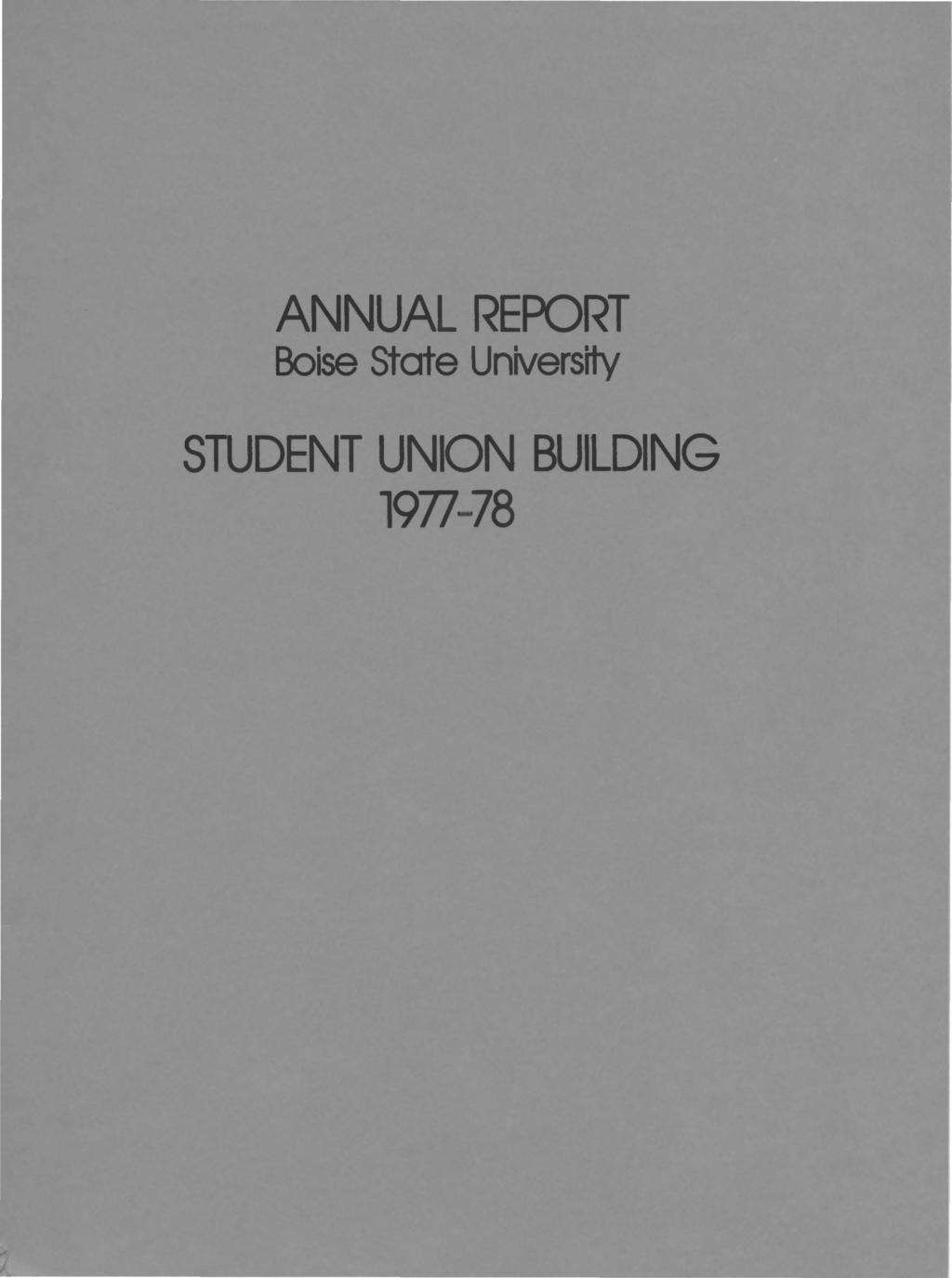 ANNUAL REPORT Boise State