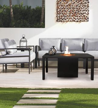 Castelle, our line of luxurious, custom-designed aluminum furniture is manufactured one