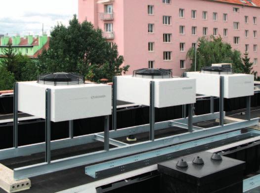 S-THERM+ EVI Scroll Air To Water Heat Pumps Cascade mode General properties For heating buildings with high heating requirements Convenient for heating residential or office buildings Standard