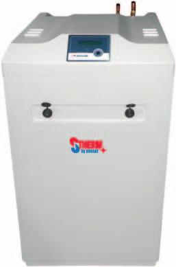 S-THERM+ EVI Scroll Air To Water Heat Pumps indoor units SHP-140IRC SHP-180IRC 2014 S-Therm Air to Water Heat Pump Standard unit composition New EVI compressor specially designed for high water