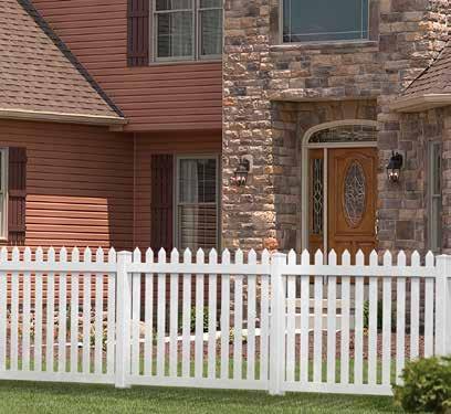 any property and appeal to those who enjoy the charming neighborly feel of the open and non assuming picket designs.