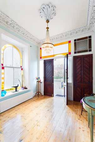Accommodation Floor Area 325sq.m / 3,500 sq.ft. approx. Entrance Hall: With solid wooden floors, stained glass windows, ornate ceiling coving, ceiling rose and storage cupboard.