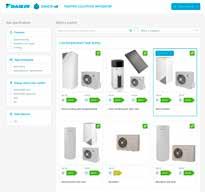 The software also provides detailed information for the installer and the end user, on the expected outcomes of the specified Daikin Altherma unit under a certain application and
