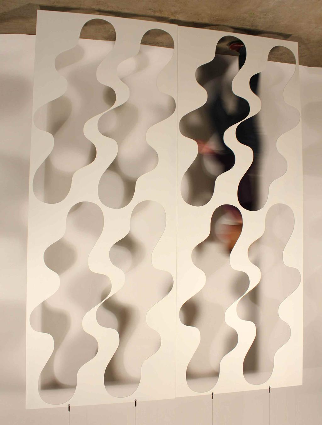 Cloud Screen Introducing the Cloud Screen A floating screen with undulating forms that can be layered