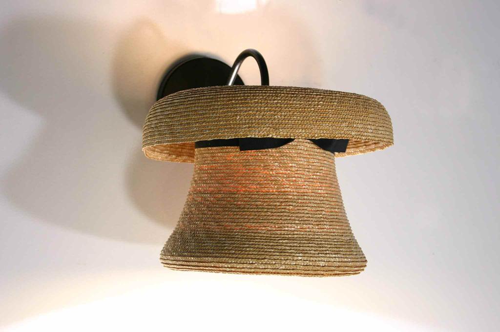 Hat Sconce The Hat Sconce The original designed in 1990 comes in natural straw.