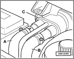 Page 10 of 24 87-160 - Release pressure in coolant system by opening cap at coolant expansion tank. WARNING! With hot engine, cooling system is under pressure.