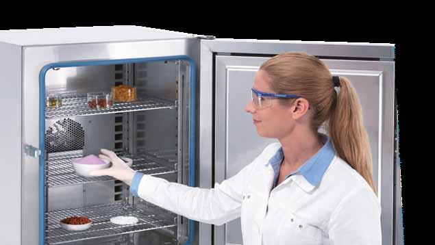 (model 100 L shown) enhanced safety Additional security features provide peace-of-mind for precious samples Auto-dry function deactivates oven when the samples are dry, saving energy (Note: An