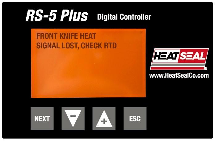 ALARMS & TROUBLESHOOTING TROUBLESHOOTING GUIDE FOR HOT KNIFE MACHINES L SEALER AND COMBINATION SYSTEMS 1 There are four (4) alarms that can occur anytime the controller is powered.