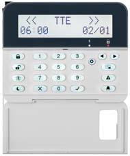 a central monitoring station Confidential mode Adjustable buzzer volume and text scroll up Bidirectional TAMPER switch Multi language support Built-in proxy card reader Eclipse LCD32/PR LCD keypad