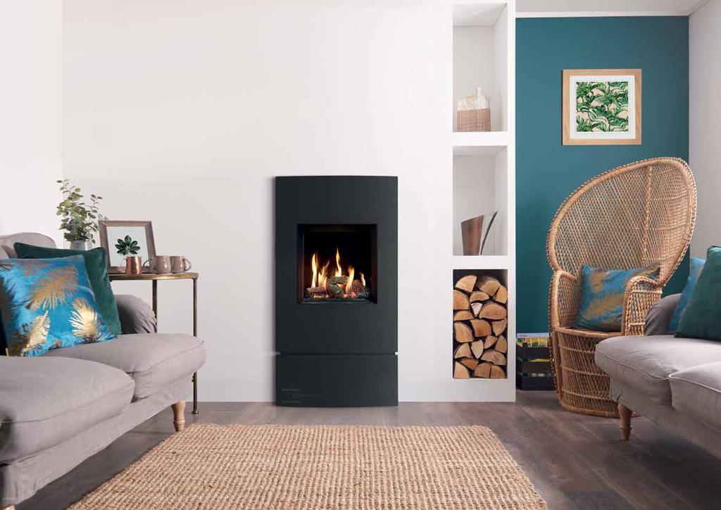 Riva2 400 The most compact fire in the Riva2 range, the 400 is perfect for standard sized homes and offers a range of designer