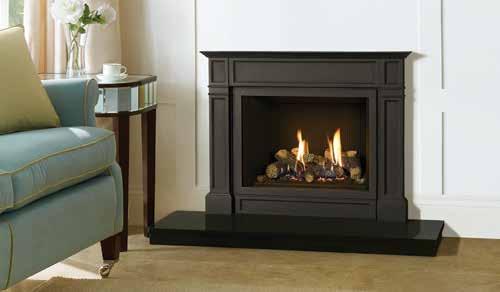 Although classic in style, the Ellingham will sit equally at home in both modern and traditionally styled interiors, with a matt black finish to offset the highly realistic log effect and choice of