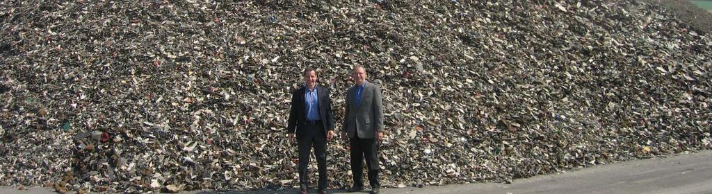 of plastic-rich shredder residue