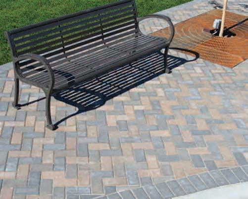 xmission w Mission pavers offer a traditional approach to landscape design. A simple 4 x 8 paver that has the flexibility to be installed in several appealing patterns.