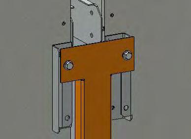 provided. See Detail B. 3. Install the toe board PCE using the 5/16 self-tapping screws provided.