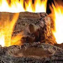 outages River Canyon Oak comes with T stat remote White Mountain Oak comes with ProFlame remote GAS LOGS Minimum Firebox Dimensions Model & Log Size