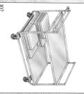 J07 OPEN SHELF STACKING TRAY DELIVERY CART Two sizes available.