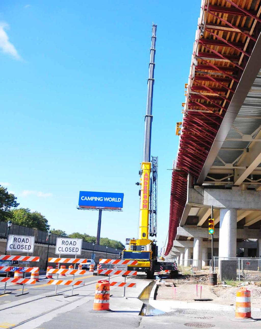meetings in September and October to discuss timing and process for removal Phase 3 Construction in the Interchange Area Parking: Parking under I-95 will continue to be restricted for the duration of