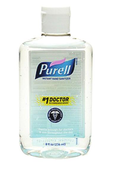 Brand Description NCL # Price/ea Price/cs Purell 4.25 oz. squeeze bottle SH-300 5.00 86.