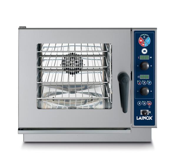 Direct steam combi ovens ELECTRIC Capacity GN 4 x 2/3 Total electric power kw 3,4 Distance between layers 70 Power supply voltage V - 50 Hz 3N AC 400V Weight - Gross / Net kg / Dimensions 640 x 600 x