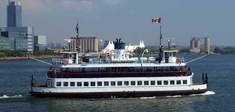 Ferry services The Toronto Island Ferry Service operates five passenger vessels and four dock facilities.